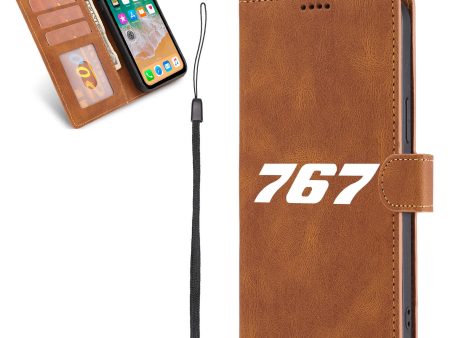 767 Flat Text Designed Leather iPhone Cases Hot on Sale