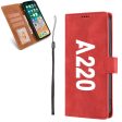 A220 Text Designed Leather Samsung S & Note Cases Discount