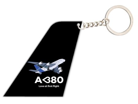 Airbus A380 Love at first flight Designed Tail Key Chains Cheap