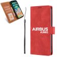 Airbus A380 & Text Designed Leather Samsung S & Note Cases Supply