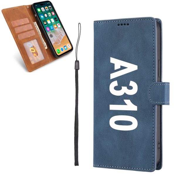 A310 Text Designed Leather iPhone Cases Hot on Sale