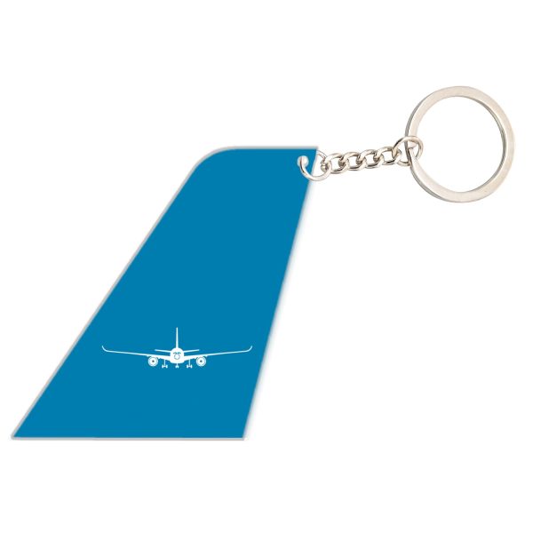 Airbus A350 Silhouette Designed Tail Key Chains Hot on Sale