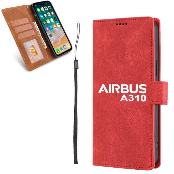 Airbus A310 & Text Designed Leather iPhone Cases Online now