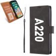 A220 Text Designed Leather iPhone Cases For Sale