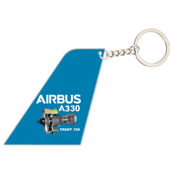 Airbus A330 & Trent 700 Engine Designed Tail Key Chains For Discount