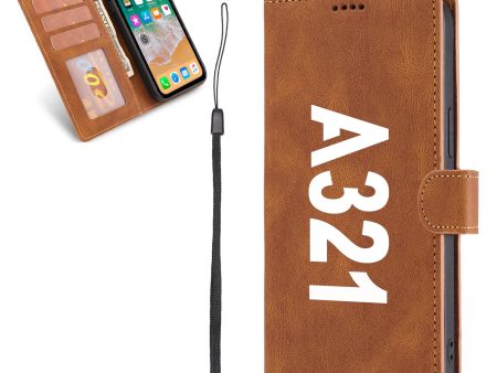 A321 Text Designed Leather iPhone Cases Sale