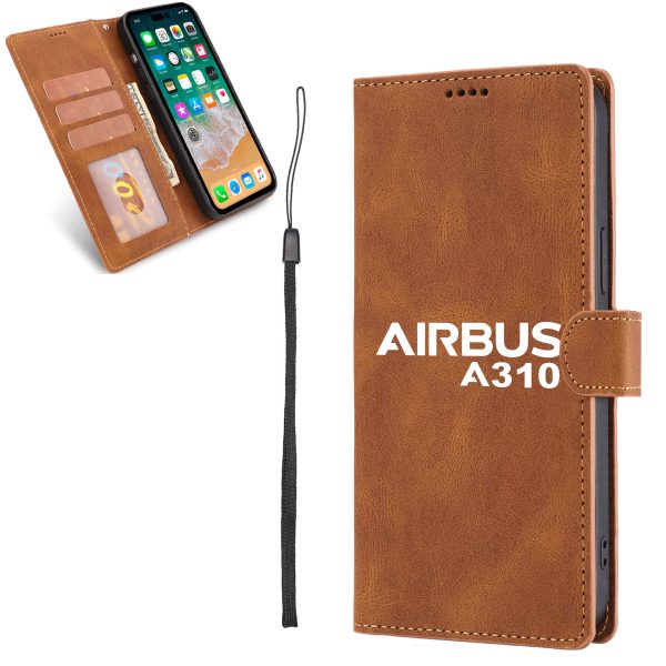 Airbus A310 & Text Designed Leather Samsung S & Note Cases For Sale