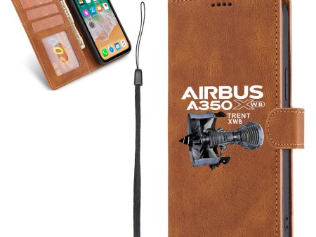 Airbus A350 & Trent Wxb Engine Designed Leather iPhone Cases on Sale