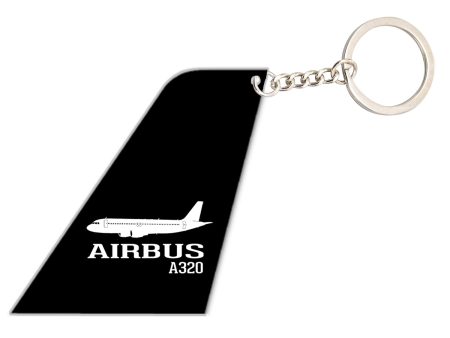 Airbus A320 Printed Designed Tail Key Chains For Cheap